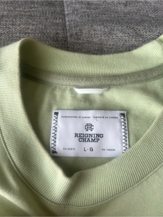 Reigning Champ Other - Reigning Champ Light Green Short Sleeve Crewneck Tee